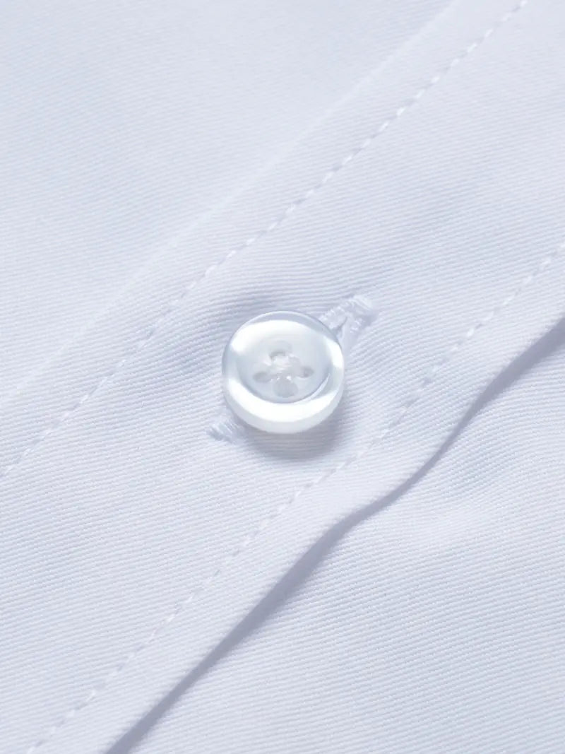 Huber™ | Enkel ensfarvet slim-fit skjorte
