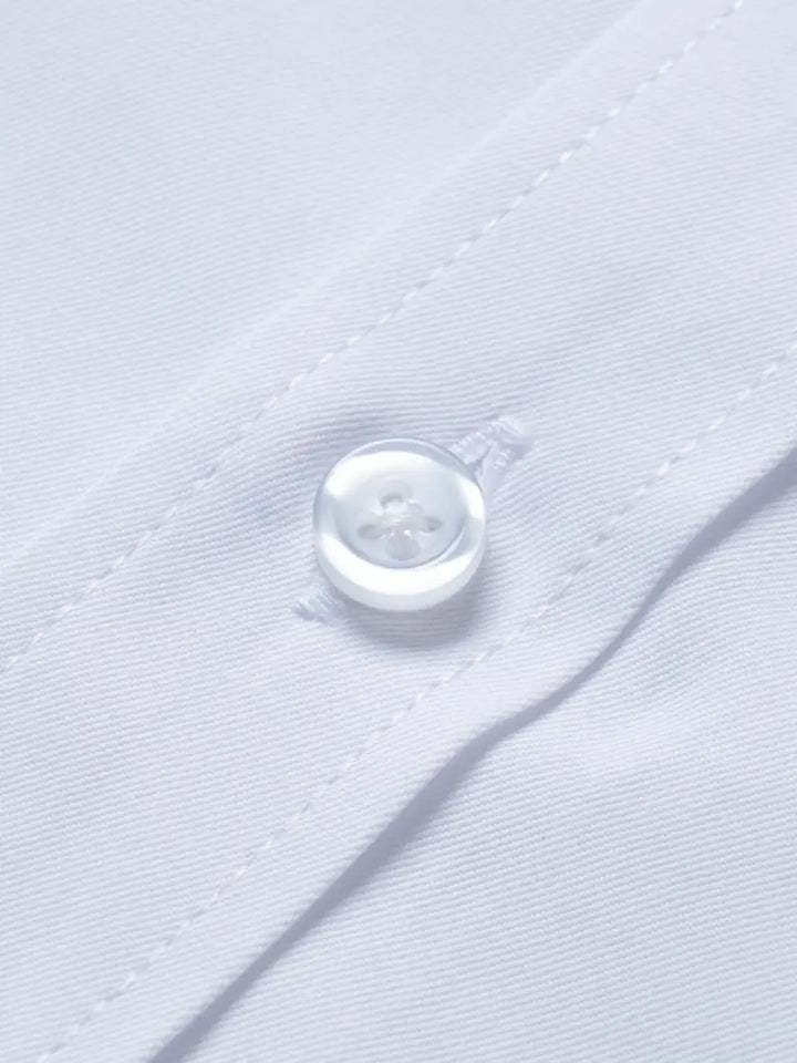 Huber™ | Enkel ensfarvet slim-fit skjorte