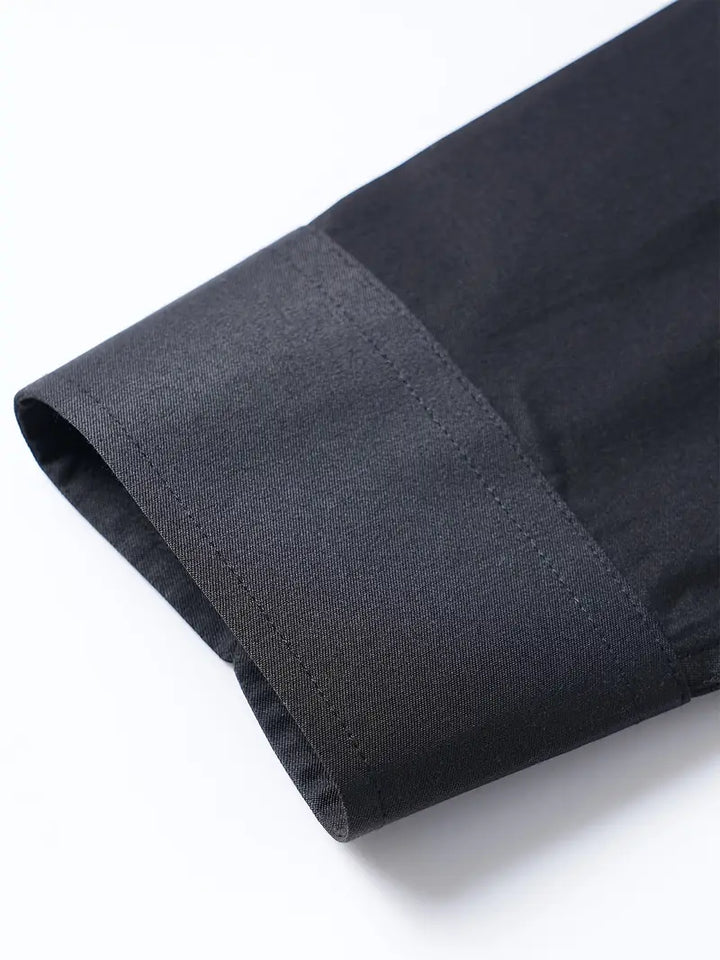 Huber™ | Enkel ensfarvet slim-fit skjorte