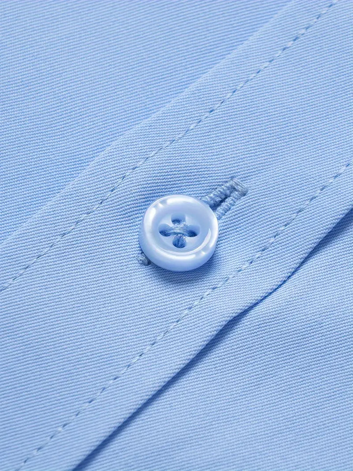 Huber™ | Enkel ensfarvet slim-fit skjorte
